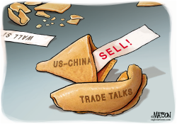 WALL STREET FORTUNE COOKIE ON US CHINA TRADE TALKS by RJ Matson