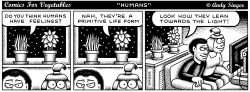 COMICS FOR VEGES ON HUMANS by Andy Singer