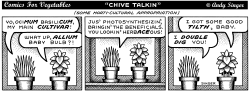 COMICS FOR VEGES CHIVE TALKIN by Andy Singer