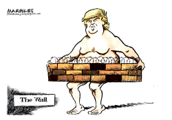 TRUMP WALL by Jimmy Margulies