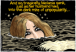 MELANIA APPROVAL DECLINE by Monte Wolverton