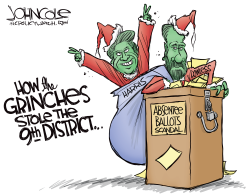 LOCAL NC 9TH DISTRICT GRINCHES by John Cole