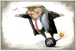 DONALD TRUMP DECLARES VICTORY OVER ISIS by Dale Cummings