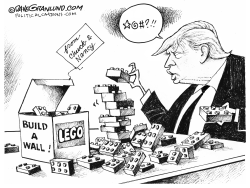 Trump wall reality by Dave Granlund