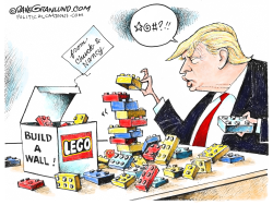 Trump wall reality by Dave Granlund