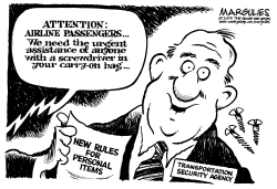 AIRLINE SECURITY RULES by Jimmy Margulies