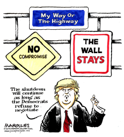 SHUTDOWN CONTINUES by Jimmy Margulies