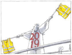 NEW YEAR AND YELLOW VESTS by Michael Kountouris