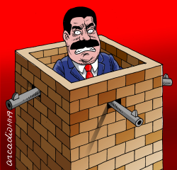THE MADURO'S WALL by Arcadio Esquivel
