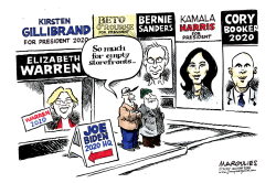 DEMOCRATS RUNNING FOR PRESIDENT 2020 by Jimmy Margulies