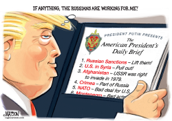 TRUMP THINKS RUSSIANS ARE WORKING FOR HIM by RJ Matson
