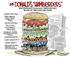 DONALD'S HAMBERDER by John Cole