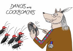 DANCES WITH COCKROACHES by Stephane Peray