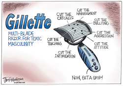 GILLETTE AD by Joe Heller