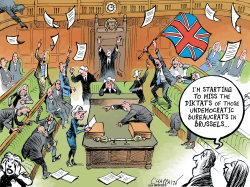 THE BRITISH PARLIAMENT by Patrick Chappatte