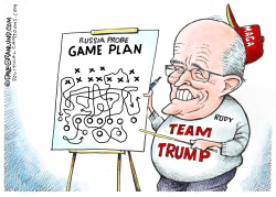 RUDY GIULIANI AND TEAM TRUMP by Dave Granlund