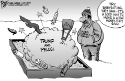 Trump vs Pelosi II by Bruce Plante