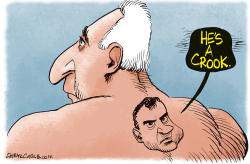 ROGER STONE AND NIXON by Daryl Cagle