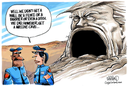 BORDER WALL by Dave Whamond