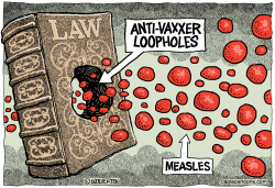 MEASLES AND ANTIVAXXERS by Monte Wolverton