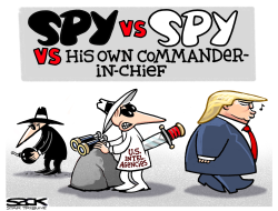 TRUMP SPY VS SPY by Steve Sack