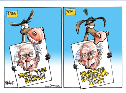 BERNED OUT ON BERNIE SANDERS by Dave Whamond