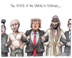 THE STATE OF THE UNION IS STRONG by Adam Zyglis