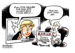 TRUMP SCHEDULE EXECUTIVE TIME by Jimmy Margulies