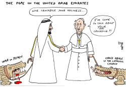 POPE IN UAE by Stephane Peray