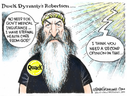 DUCK DYNASTY AND GOV'T HEALTH CARE by Dave Granlund
