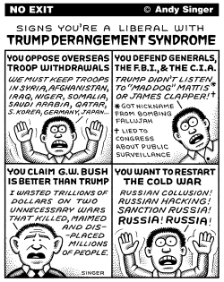 TRUMP DERANGEMENT SYNDROME by Andy Singer