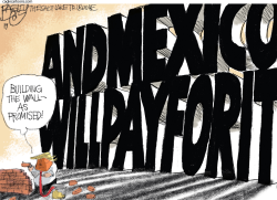 WALL PAYMENT by Pat Bagley