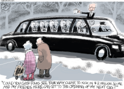 LOCAL ORRIN GOES HOME by Pat Bagley
