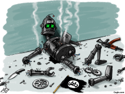 ISIS ROBOT by Osama Hajjaj