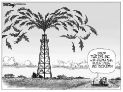 everglades Drilling FLORIDA by Bill Day