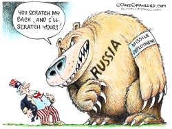 RUSSIA NUKE MISSLE THREAT by Dave Granlund
