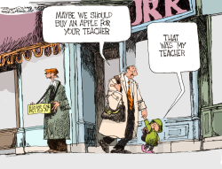APPLE FOR THE TEACHER by Bill Schorr