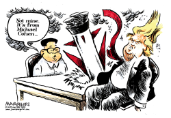 TRUMP AND KIM SUMMIT by Jimmy Margulies