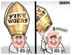 POPE POLICY by Steve Sack