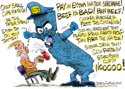 CALIFORNIA BURGER POLICE by Daryl Cagle