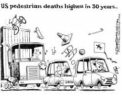 Pedestrian deaths higher by Dave Granlund