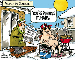 MARCH IN CANADA by Steve Nease