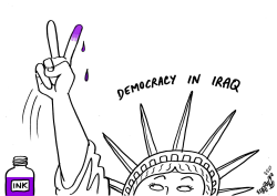 DEMOCRACY IN IRAQ by Stephane Peray