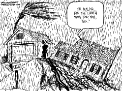 RAIN AND MUDSLIDES by Bill Schorr