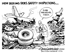 Boeing safety inspections by Dave Granlund