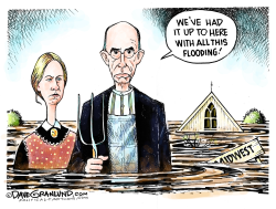 MIDWEST FLOODING AND FARMERS by Dave Granlund
