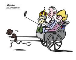PRINCE CHARLES AND CAMILLA IN CUBA by Rayma Suprani