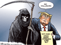 TRUMP ATTACK ON ACA by Kevin Siers