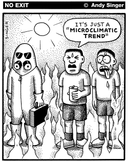 GLOBAL WARMING NO MICROCLIMATIC TREND by Andy Singer
