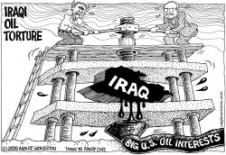 IRAQI OIL TORTURE by Monte Wolverton